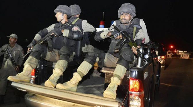 رینجرز ،حساس اداروں کی مشترکہ کارروائی، 3 دہشت گر د ہلا ک ،2 اہلکار زخمی
