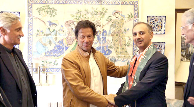 عمر ایوب کی عمران خان سے ملاقات، تحریک انصاف میں شمولیت کا باضابطہ اعلان