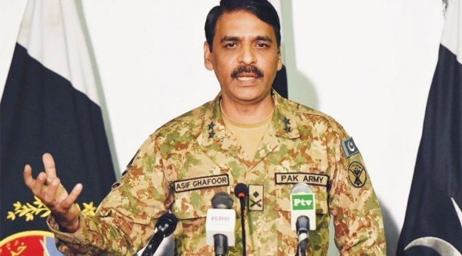 الیکشن کمیشن نے آئین کے تحت مسلح افواج کی خدمات حاصل کیں:میجر جنرل آصف غفور