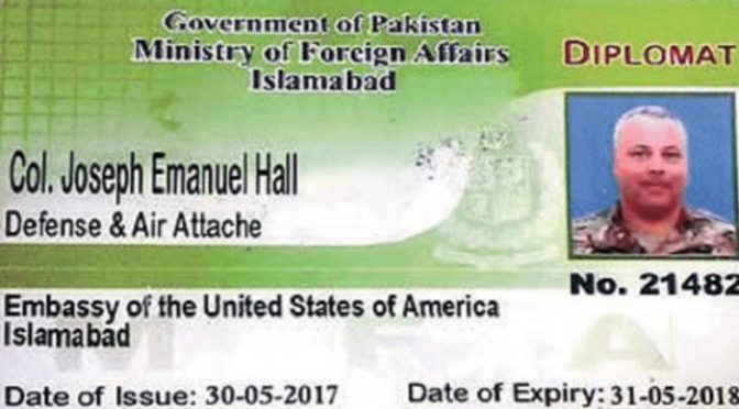 امریکی سفارتکار کرنل جوزف کے خلاف شکنجہ تیار بلیک لسٹ میں شمولیت