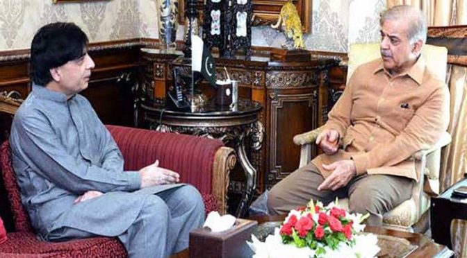 نثار کی شہباز شریف سے اہم ملاقات