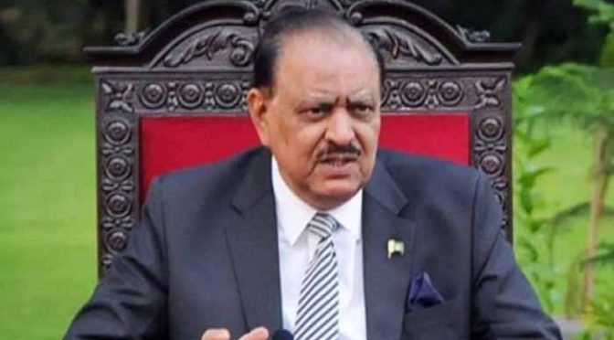 صدر مملکت نے عام انتخابات میں التواء کا امکان مسترد کردیا