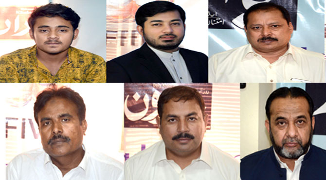 ن لیگ کو عوام الیکشن میں بتائینگے کہ نواز شریف کو کیوں نکالا ، پی ٹی آئی رہنماﺅں میاں اختر حسین ، حافظ فرحت عباس ، شبیر سیال ، مظفر گوندل ، ملک فقیر ، زوہیب شبیر کی ” خبریں فورم “ میں گفتگو