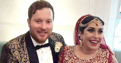 صنم بھٹو کی اداکارہ بیٹی کی لندن میں غیر مسلم گورے سے شادی