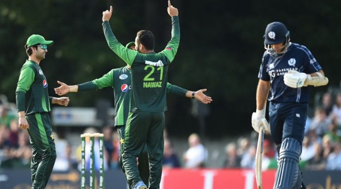 دوسرا ٹی ٹوئنٹی: پاکستان کا اسکاٹ لینڈ کیخلاف پہلے بیٹنگ کا فیصلہ