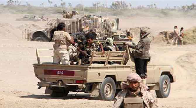یمنی فورسز کی اتحادیوں کے ساتھ ملکر کارروائیاں‘44 حوثی ہلاک