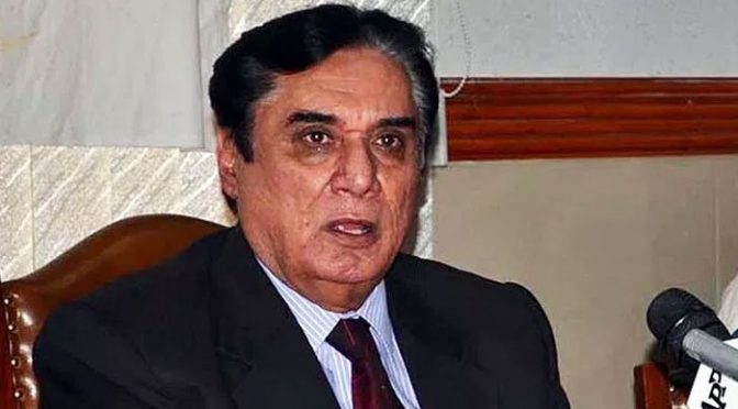 نیب کا کردار سب کے سامنے ،کارگردگی پر کیابات کروں ،چیر مین نیب