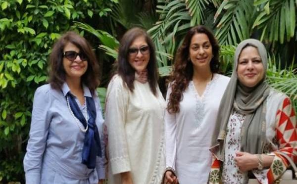 بھارتی اداکارہ جوہی چاولا پاکستان کے مختصر دورے کے بعد دبئی روانہ