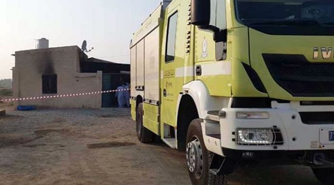 عمان میں گھر میں آتشزدگی، دم گھٹنے سے ایک ہی گھر کے 10 افراد جاں بحق