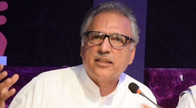 ” میڈ ان پاکستان “ صدر مملکت کا عوام کو مشورہ