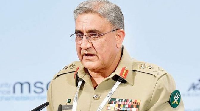 یہی جذبہ ایمانی ہمیں منزل تک لے جائیگا :سپہ سالار کا دبنگ پیغام