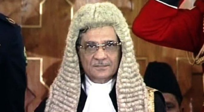ریٹائرمنٹ کے بعد ڈیم پر پہرہ اور اگر وہاں جھونپڑی بنا کر رہنا پڑا تو رہوں گا:چیف جسٹس