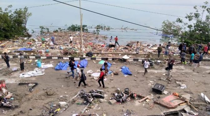 انڈونیشیا میں شدید زلزلے اور سونامی سے تباہی، 48 افراد ہلاک،متعدد زخمی