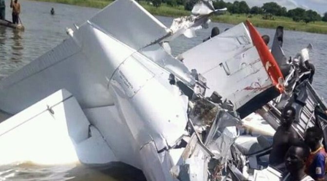 جنوبی سوڈان میں چھوٹا طیارہ گرکر تباہ، 21 افراد ہلاک