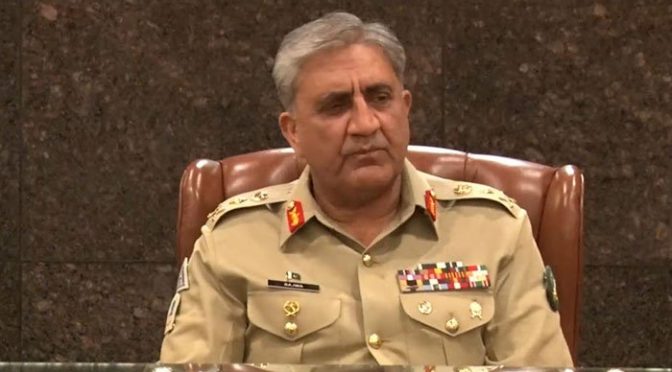 پاکستان کو ہا ئبرڈ وار کا سامنا نو جوانوں کو منفی جارحانہ پرا پیگنڈے سے بچا نا ہو گا آرمی چیف کا ورکشاپ سے خطاب