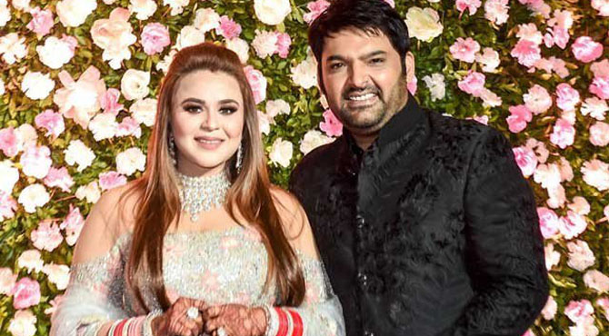 کپل کے دوسرے استقبالیے میں بالی ووڈ اسٹارز کی شرکت نے چار چاند لگادئیے