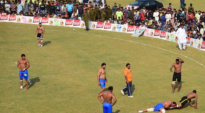 کبڈی کپ ٹورنامنٹ، شیر پنجاب کی ٹیم نے میدان مار لیا