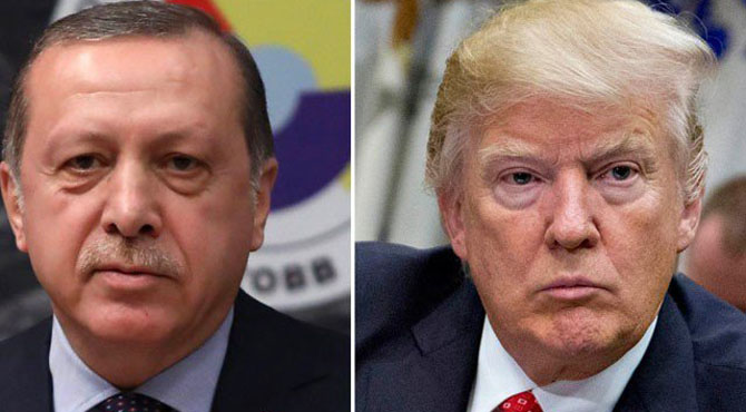 طیب اردگان ہی وہ شخص ہیں جو داعش کا خاتمہ کرسکتے ہیں، ٹرمپ