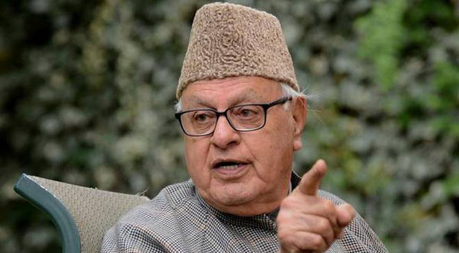 بابری مسجد کی جگہ رام مندر تعمیر ہوا تو پہلا پتھر خود لگاﺅں گا  فاروق عبداللہ کی ہرزہ سرائی