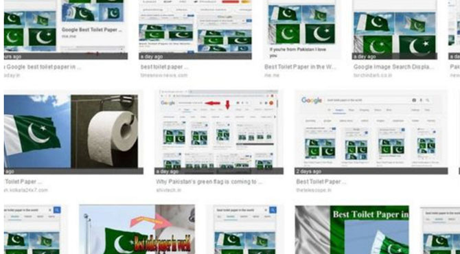 ٹوائلٹ پیپر کے سرچ میں پاکستانی پرچم سامنے آنے کا کوئی ثبوت نہیں ملا،حقیقت کیا ہے؟ گوگل کی وضاحتیں