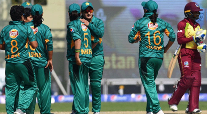 پاکستان نے ویسٹ انڈیز ویمن ٹیم کو آخری ٹی ٹوئنٹی میں شکست دیدی