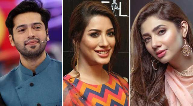 پاکستانی فنکارمہوش حیات کے حق میں نعرے بلند کرنے لگے