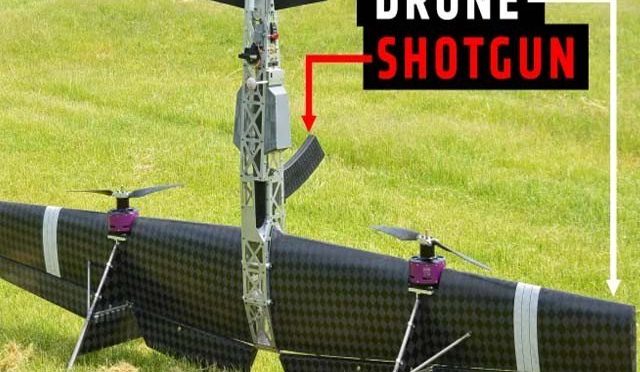 شاٹ گن کے ذریعے ڈرون طیارے تباہ کرنے والا لڑاکا ڈرون تیار