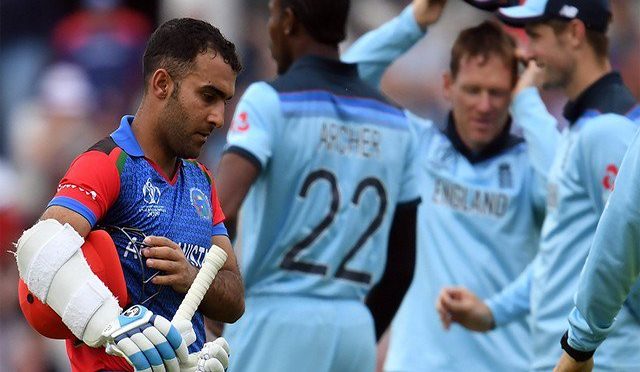 ورلڈکپ،افغانستان کی انگلینڈ کے ہاتھوں 150 رنز سے شکست