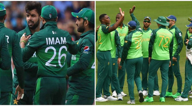 پاکستان ،جنوبی افریقہ کی قسمت کا فیصلہ آج ، ہارنے والی ٹیم ورلڈ کپ سے باہر