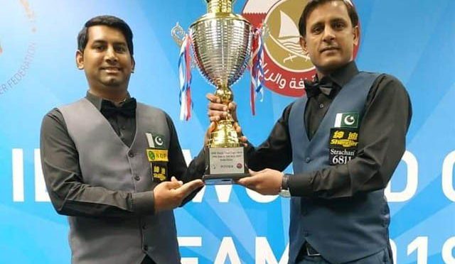 پاکستان نے بھارت کو شکست دے کر عالمی ٹیم اسنوکر چیمپئن شپ جیت لی