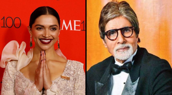 امیتابھ بچن اوردپیکا پڈوکون سب سے زیادہ پسند کیے جانیوالے افراد میں شامل