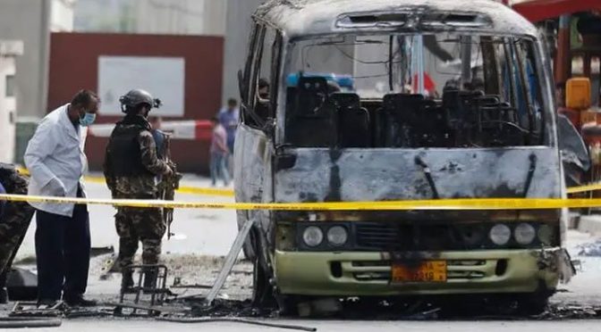افغان صوبے زابل میں ٹرک بم دھماکہ، 10 افراد ہلاک، درجنوں زخمی