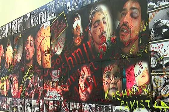 مقبوضہ کشمیر میں مظالم کو اجاگر کرنے کے لیے تصویری نمائش