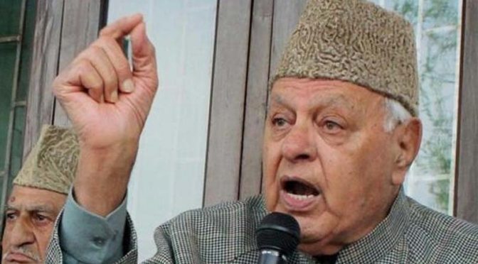 مقبوضہ کشمیر کے سابق وزیراعلیٰ فاروق عبداللہ ‘متنازع قانون’ کے تحت گرفتار