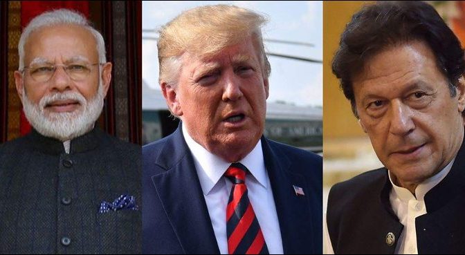مسئلہ کشمیر پر چوتھی بار ثالثی کی پیشکش ،ٹرمپ کی جلد وزیراعظم عمران خان،مودی سے ملا قا ت