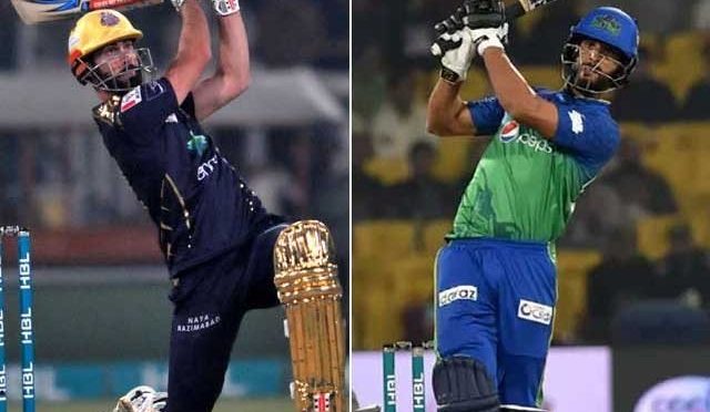 ملتان سلطانز اور کوئٹہ گلیڈی ایٹرز کا میچ بارش سے متاثر ہونے کا امکان