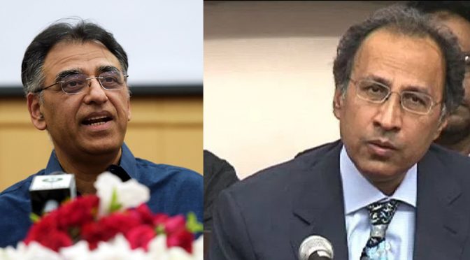 حفیظ شیخ کی جگہ اسد عمر کابینہ کمیٹی برائے توانائی کے چیئرمین مقرر