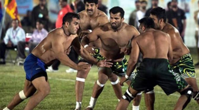 قومی کبڈی ٹیم کے اعزاز میں تقریب 16مارچ کو مینار پاکستان گرائونڈ میں ہو گی