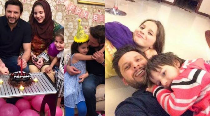 آفریدی کی بیٹی اسمارہ کی8 ویں سا لگرہ،سو شل میڈیا پر مداحوں کی مبارکبادیں