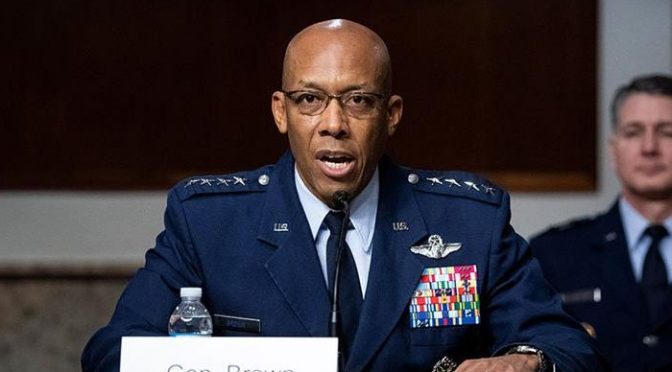 امریکی تاریخ میں پہلی بار سیاہ فام جنرل فضائیہ کا سربراہ مقرر