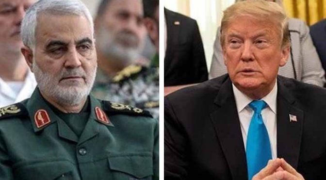 جنرل قاسم سلیمانی کے قتل پر ٹرمپ کے وارنٹ گرفتاری جاری