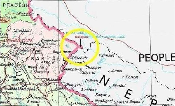 بھارتی سرحد سے متصل تین متنازع علاقے نیپال کے نقشے میں شامل