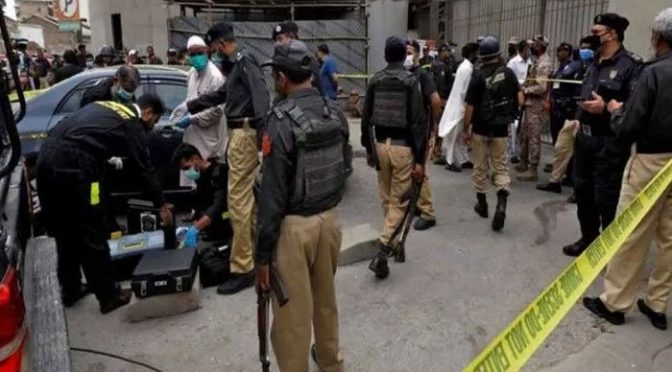 پی ایس ایکس حملہ: ماسٹر مائنڈ حملہ آور کا بذریعہ کیمرہ دہشتگردوں سے براہ راست رابطہ تھا