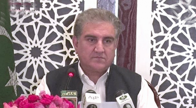 مقبوضہ کشمیر سے متعلق بھارت کا مؤقف پٹ رہا ہے، شاہ محمود قریشی