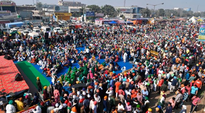احتجاجی کسانوں نے چین اور پاکستان کیخلاف مودی کا گھناﺅنا منصوبہ بے نقاب کردیا