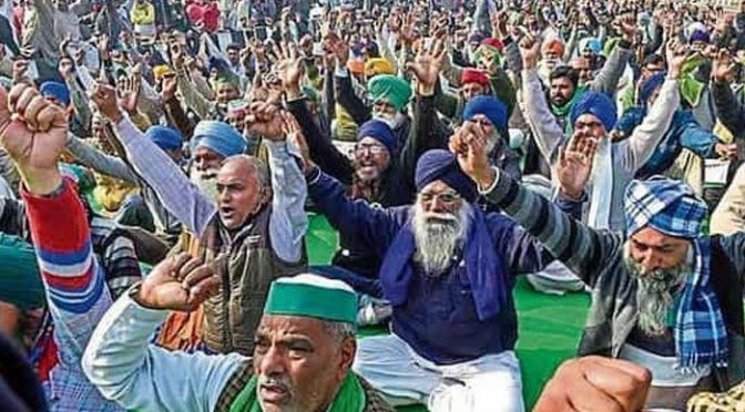 بھارتی کسانوں کے احتجاج میں شدت،لال قلعہ پر خالصہ پرچم لہرانے کا اعلان