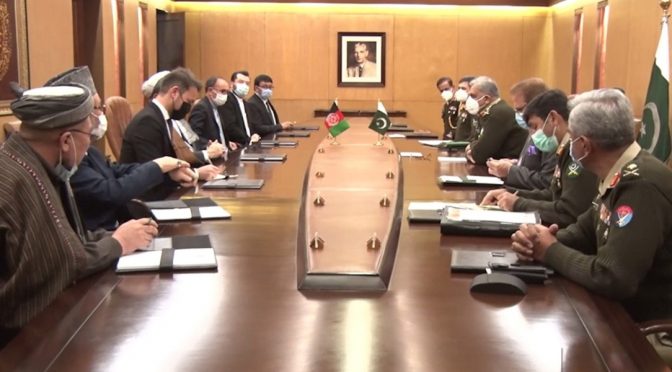 افغانستان میں امن کا مطلب پاکستان میں امن ہے، آرمی چیف