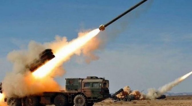 پاکستان کی روایتی ہتھیاروں کو لیجانے والے راکٹ کی کامیاب لانچنگ