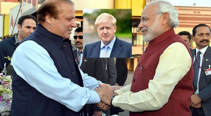 مودی کا برطانوی وزیراعظم کو نوازشریف پر ہتھ ہولا رکھنے کا مشورہ