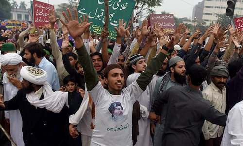 تحریک لبیک کو فورتھ شیڈول سے نکالنے کا فیصلہ حکومت سے معاہدہ ،16فروری کا احتجاج ملتوی